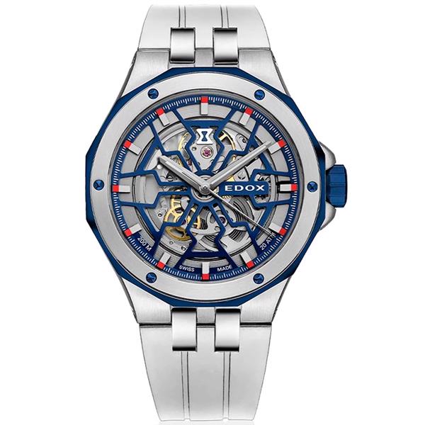 Delfin Stål Herre ur fra Edox, 85303-357BUCAB-BUIRB
