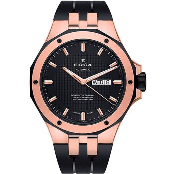 Delfin Automatic Forgyldt stål Herre ur fra Edox, 88005-357RNCA-NIR