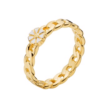 Marguerit ring 24 kt. Forgyldt fra Lund Copenhagen