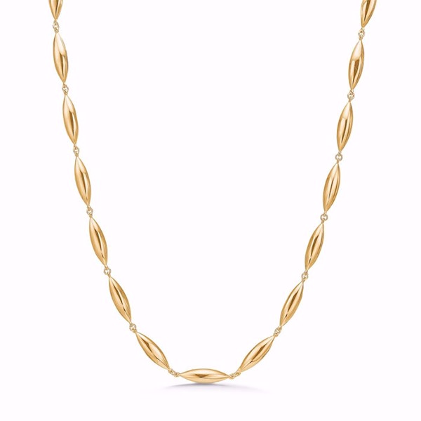 Halskæde i 8 kt guld fra Guld & Sølv Design