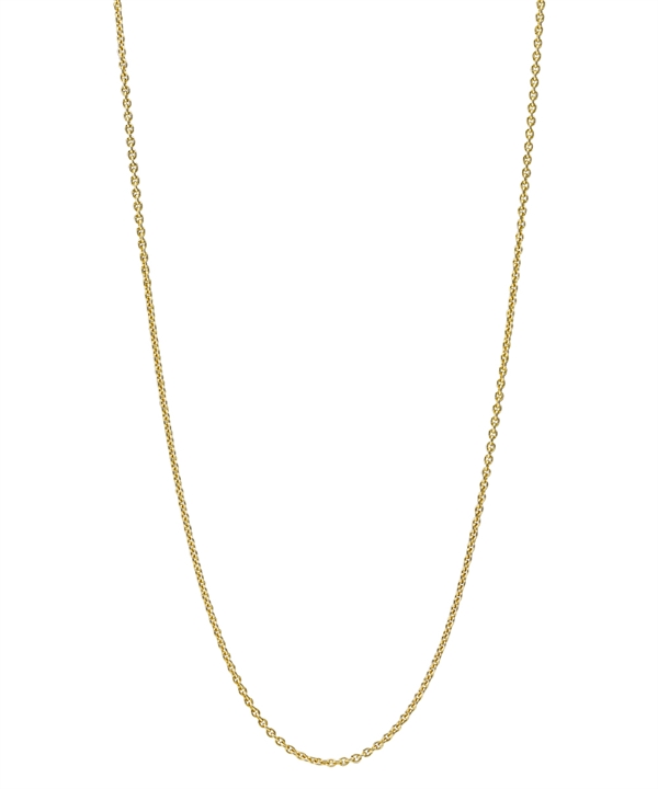 Rund anker kæde 40/100cm spec. til marguerit vedhæng 24kt.forgyldt sterling sølv