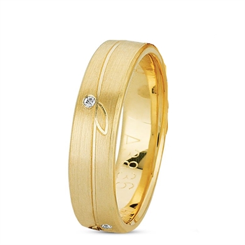 14 karat Sparkling Leaf Damering fra Nuran
