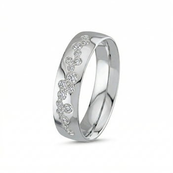 UrogSmykker.dk har Model A4146-025-14H-Dame, Hvid guld