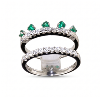 18 kt hvidguld Margherita Ring med 0,40 ct & 0,51 ct & Top Wesselton / VVS