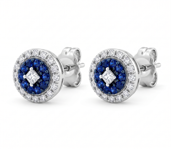 18 kt hvidguld Margherita Øreringe med 0,24 ct & 0,40 ct Brillant