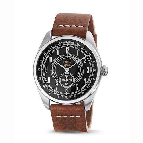 Image of Airliner Constellation Pilot Watch mat rustfri stål herre ur fra RSC Pilot Watches, RSC7142