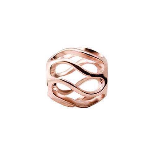 Christina Collect twist rosa forgyldt tubes / ring 