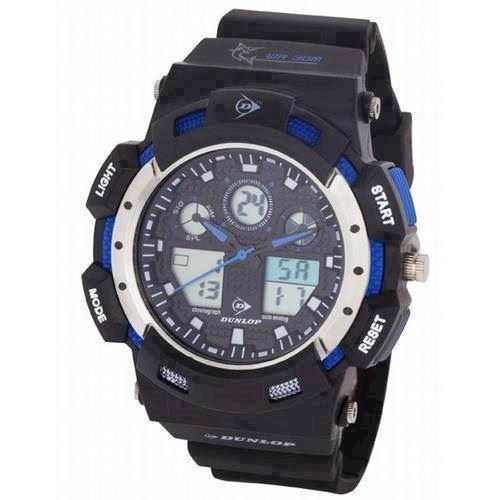  sort plast Herre ur fra Dunlop, DUN-266-G03