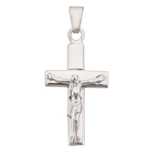 Hos UrogSmykker.dk har vi BNH Bredt stolpe kors med Jesus i sterling sølv til markedets bedste priser