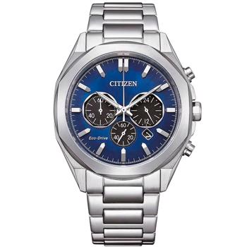 Eco-Drive Chronograph Stål ECO Drive Quartz Herre ur fra Citizen, CA4590-81L