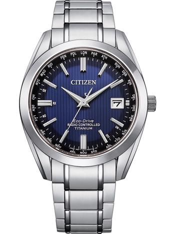 Ecodrive Radiocontroled Titanium Eco-Drive Quartz Herre ur fra Citizen, CB0260-81L