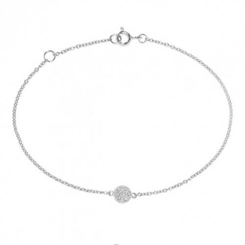 Image of sterling sølv Lady Luck Armbånd med blank overflade fra Carré