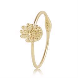 Image of 10 kt guld Lady Luck Fingerring blank fra Carré