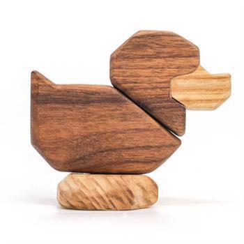 Fablewood Ællingen - Søens nuser - træfigur sammensat med magneter