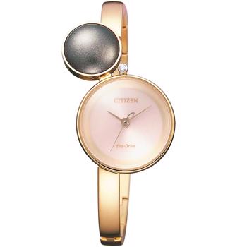 Ecodrive  Forgyldt stål Eco drive  dame ur fra Citizen, EW5493-51W
