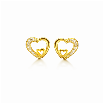 Støvring Design's Sølvforgyldt ørestikker