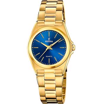 Classic Forgyldt stål quartz dame ur fra Festina, F20557/4