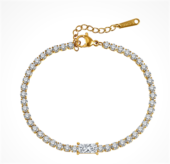 Støvring Design's Stål forgyldt armbånd