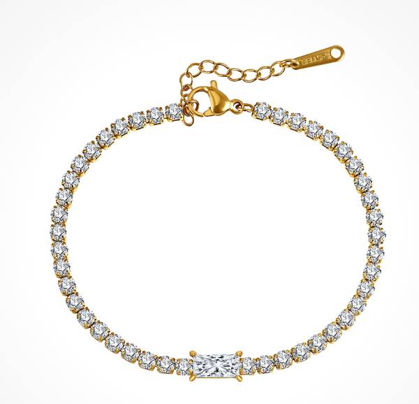 Støvring Design\'s Stål forgyldt armbånd
