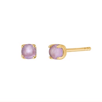 18 kt. Guld Olalla Øreringe med Amethyst Fra Carré