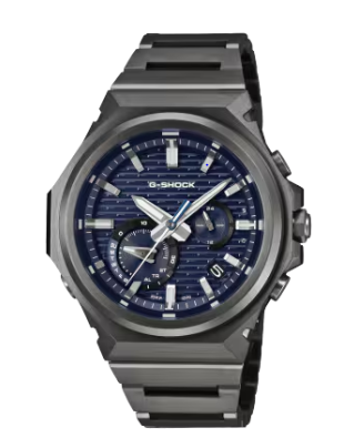 Casio G-Shock G-STEEL GST-B1000 herreur i stål med blå skive
