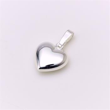 G&S Design hjerte vedhæng i 925 sterling sølv 10,5 mm