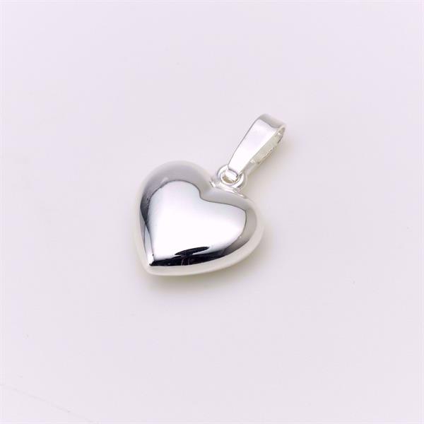 G&S Design hjerte vedhæng i 925 sterling sølv 10,5 mm