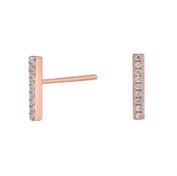 UrogSmykker.dk har Model 345255-4, Rosa forgyldt sterling sølv
