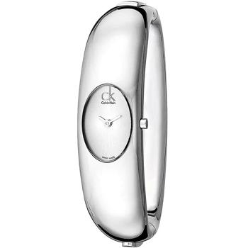 Oval Stål dame ur fra Calvin Klien, K1Y23120