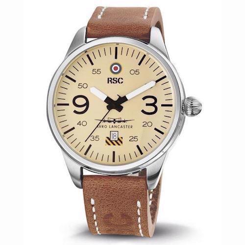 Image of Avro Lancaster Pilot Watch mat rustfri stål herre ur fra RSC Pilot Watches, RSC1503