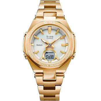 Baby G Solar Forgyldt stål Quartz herre ur fra Casio, MSG-B100DG-9AER