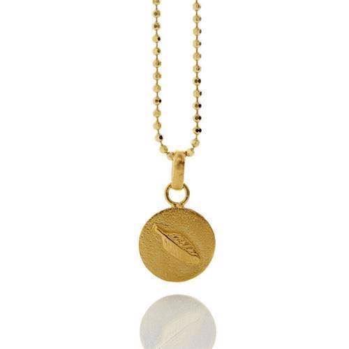 Image of sølv Namasté Collier forgyldt fra Mitos