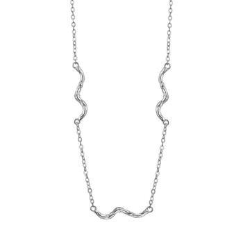 Kathleen, Smuk sølv halskæde med små rustikke "grene" fra danske WiOGA