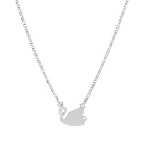 Image of sterling sølv børn Collier med rhodineret overfalde fra Nordahl