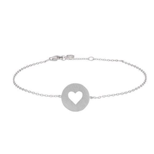 Image of 925 sterling sølv VALENTINE armbånd med blank overflade fra Nordahl