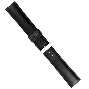 Køb din Urrem i sort kalveskind med syning føres i 18-24mm, her 24 mm her hos Urogsmykker.dk