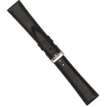 Køb din Urrem i sort kalveskind med syning føres i 12-20mm i XXL = Superlang, her 16 mm her hos Urogsmykker.dk