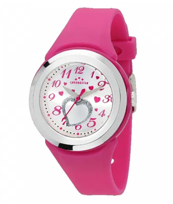 Teenager pink Quartz Pige ur fra Chronostar