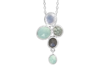 Sølv collier - Ocean Crush