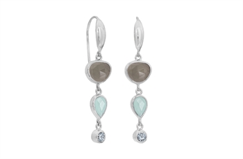 Sølv ørehænger - Belvedere