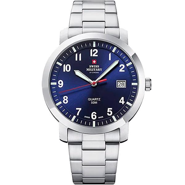 Dress Stål quartz herre ur fra Swiss Militay By Chrono, SM34083.09