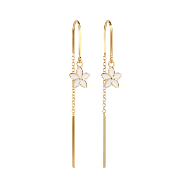 Christina Jewelry & Watches\'s Flower Heaven ørehænger forgyldt sølv 