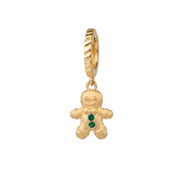 Christina Jewelry & Watches Ginger Bread charm 6 mm forgyldt