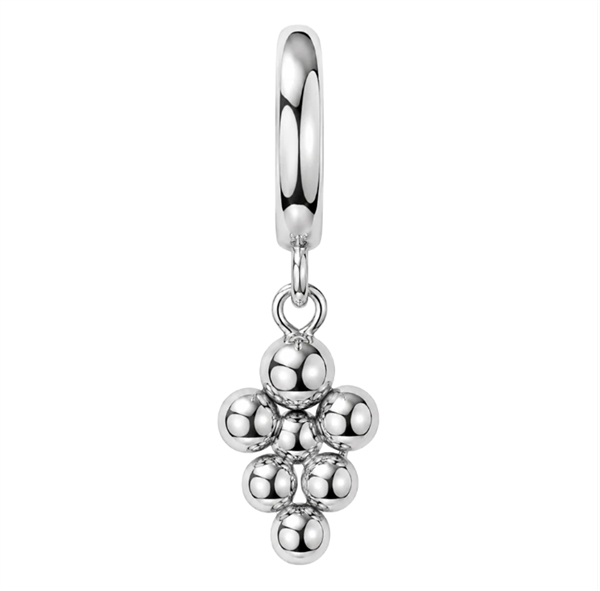 Christina Jewelry & Watches Bubbles charm kors 6 mm i sølv