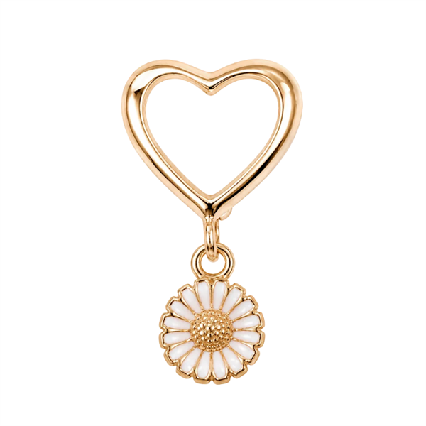 Christina Jewelry & Watches Marguerites With Love charm 6 mm forgyldt