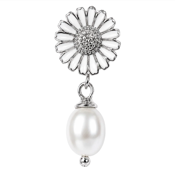 Christina Jewelry & Watches Marguerite Pearl charm 6 mm i sølv