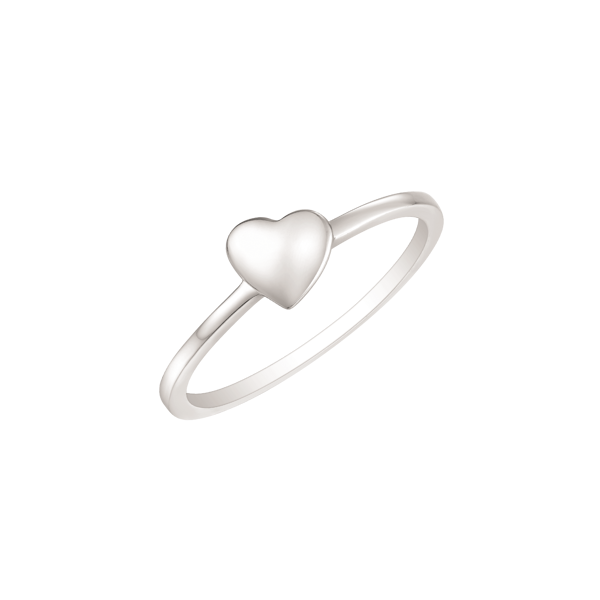 Støvring Design\'s Sølv ring med hjerte