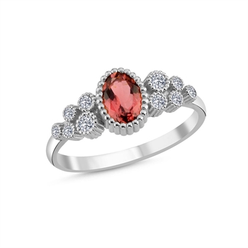 14 kt hvidguld ring, Athene serien fra Nuran med ialt 0,16 ct diamanter