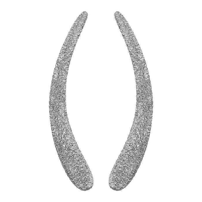 672-S08, 925 sølv Collect øreringe Milky Way Smarte glitrende øre Crawlers fra Christina Collect