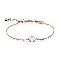 Image of sterling sølv Mist Armbånd rosa forgyldt fra Izabel Camille